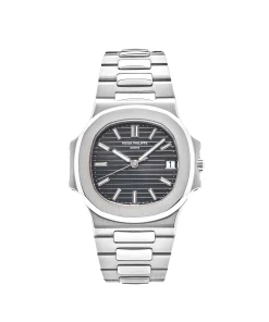 Patek Philippe Nautilus 3711/1G-001 Date White Gold Black Dial