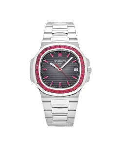 Patek Philippe Nautilus 5711/112P-001 Platinum Grey Dial Ruby Bezel