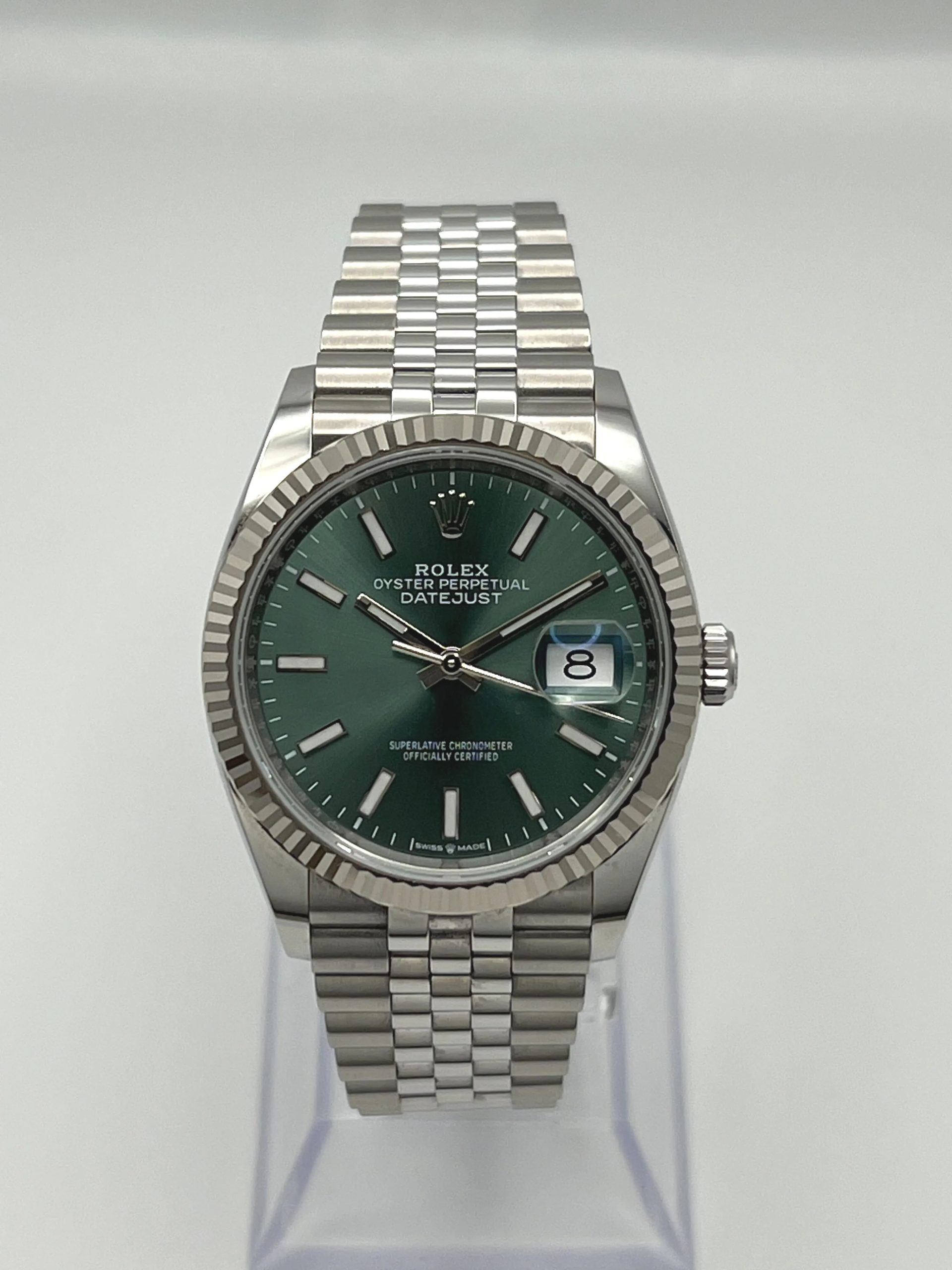 Rolex Datejust 36 126234 Stainless Steel Mint Green Dial Jubilee - Image 2