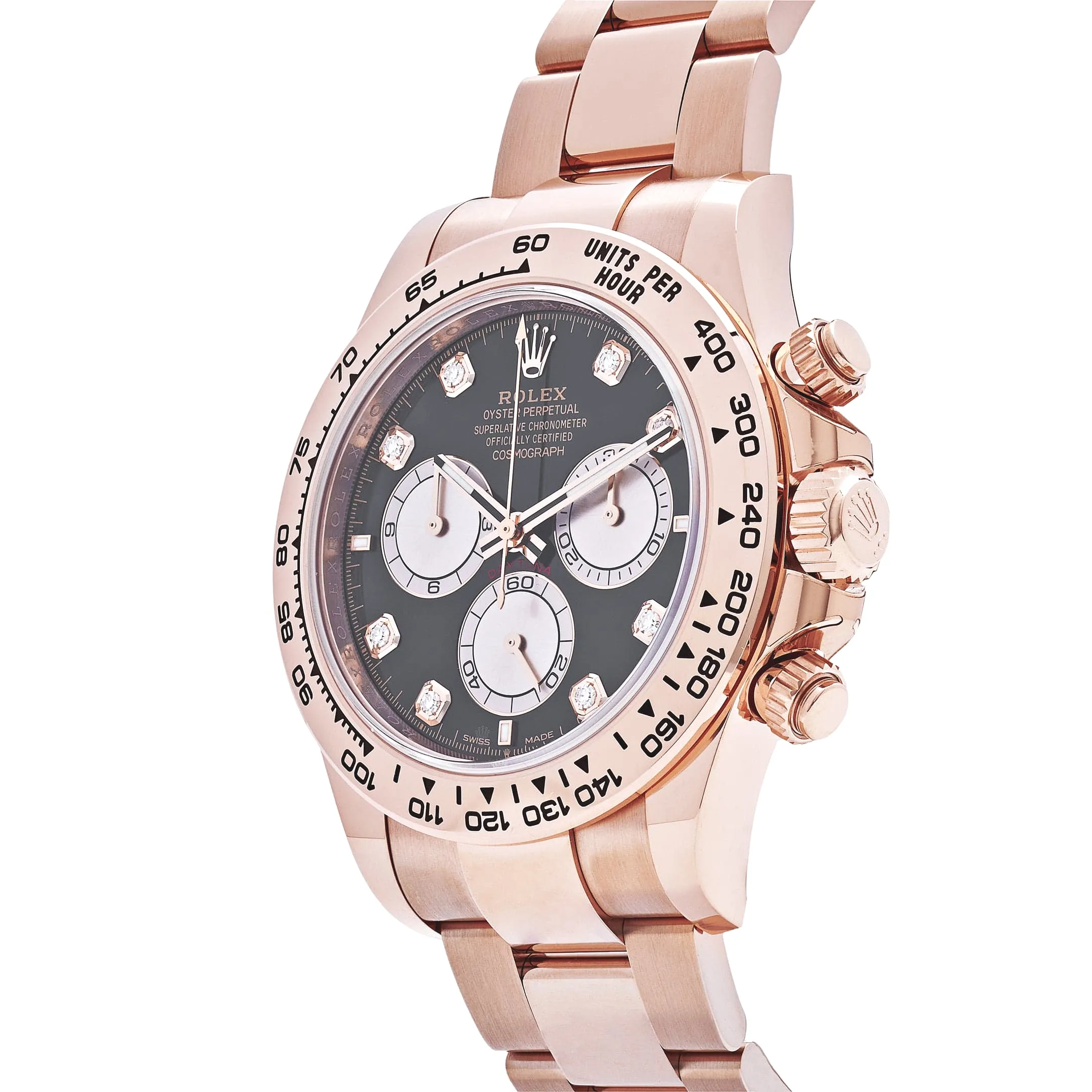 Rolex Daytona 126505 Rose Gold Black Diamond Dial 40mm - Image 3