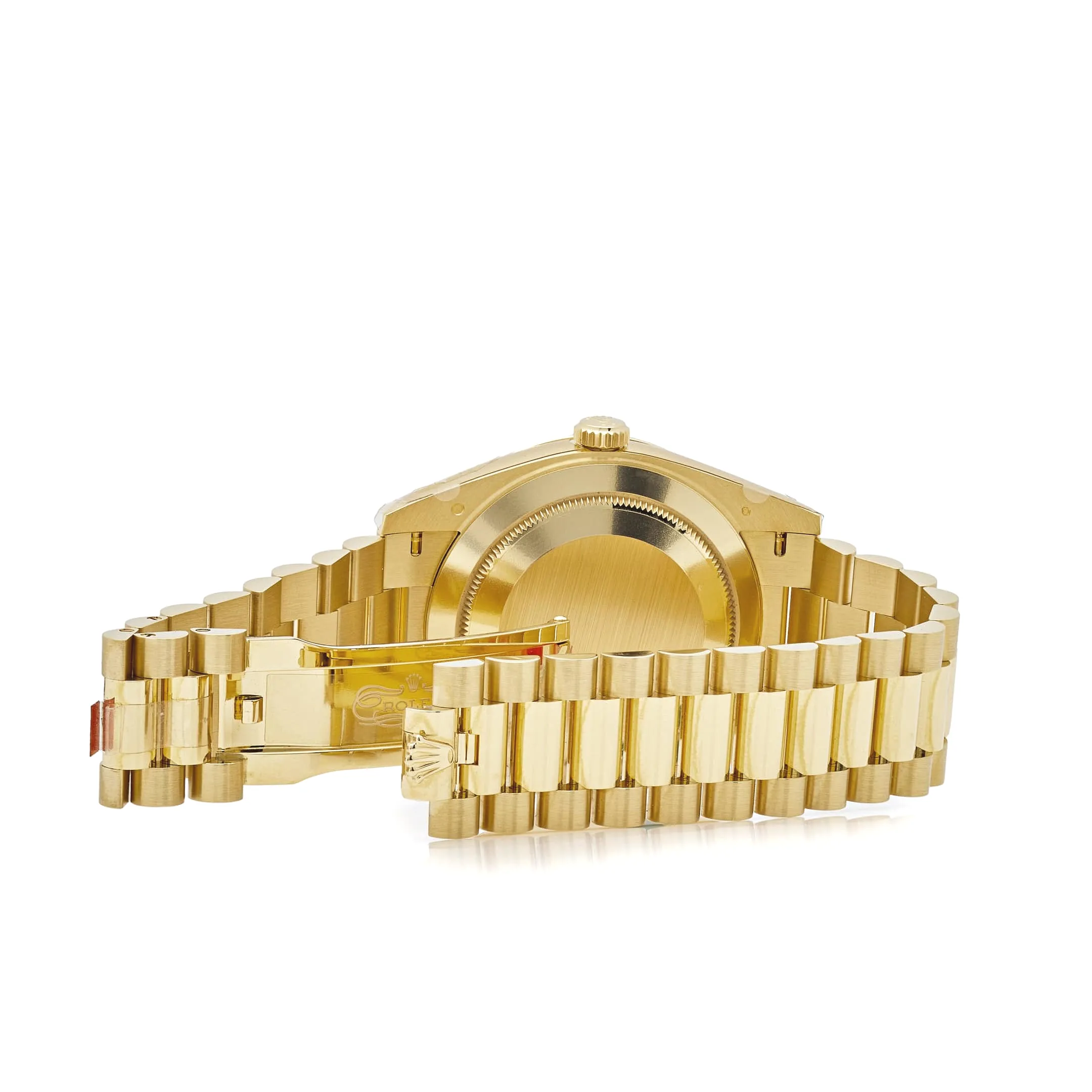 Rolex Day-Date 40 228348RBR Yellow Gold Black Diamond Dial Diamond Bezel - Image 7