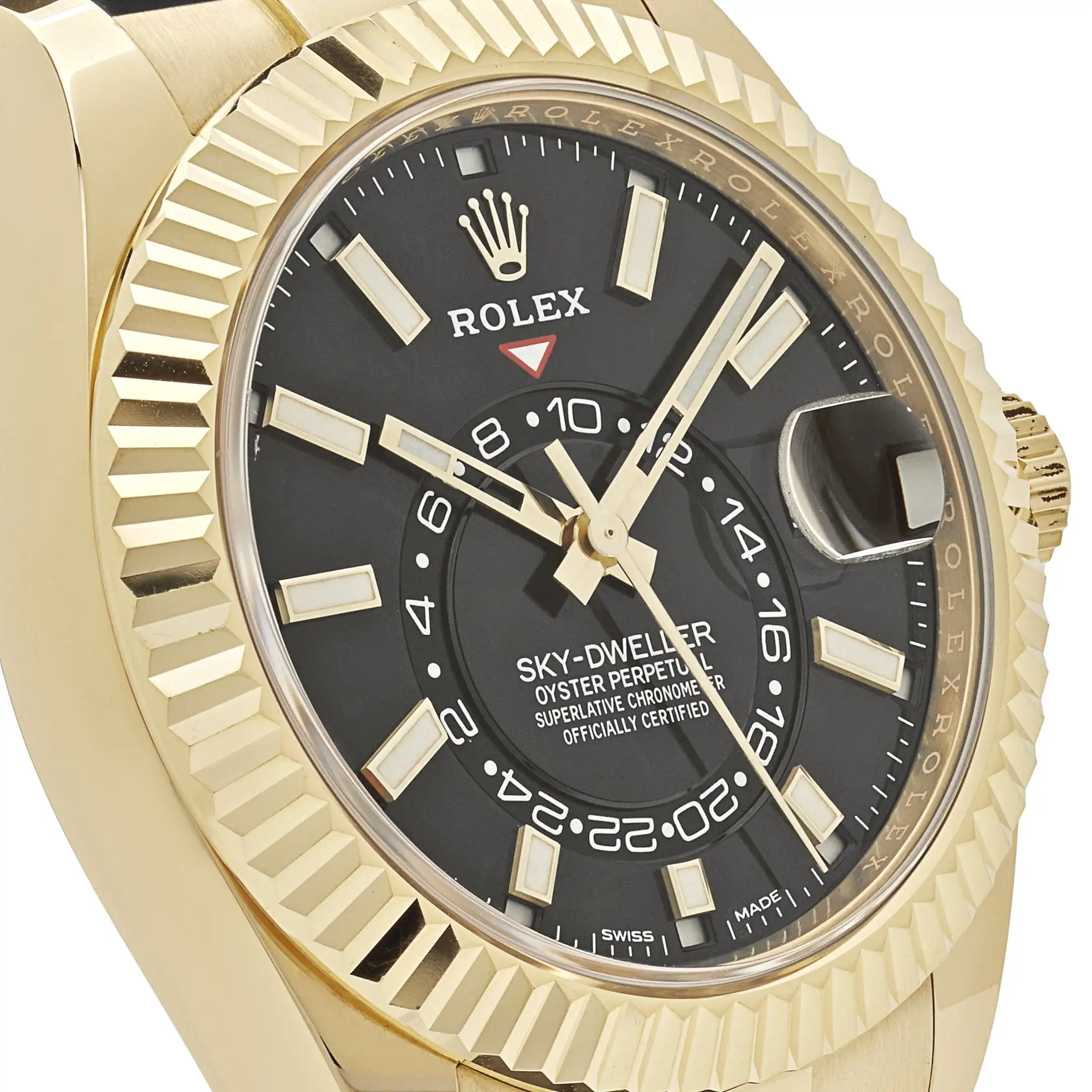 Rolex Sky-Dweller 326238 Yellow Gold Bright Black Dial 42mm - Image 5