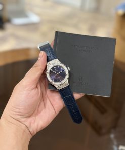 Hublot Classic Fusion Diamonds Blue Dial Watch 38mm