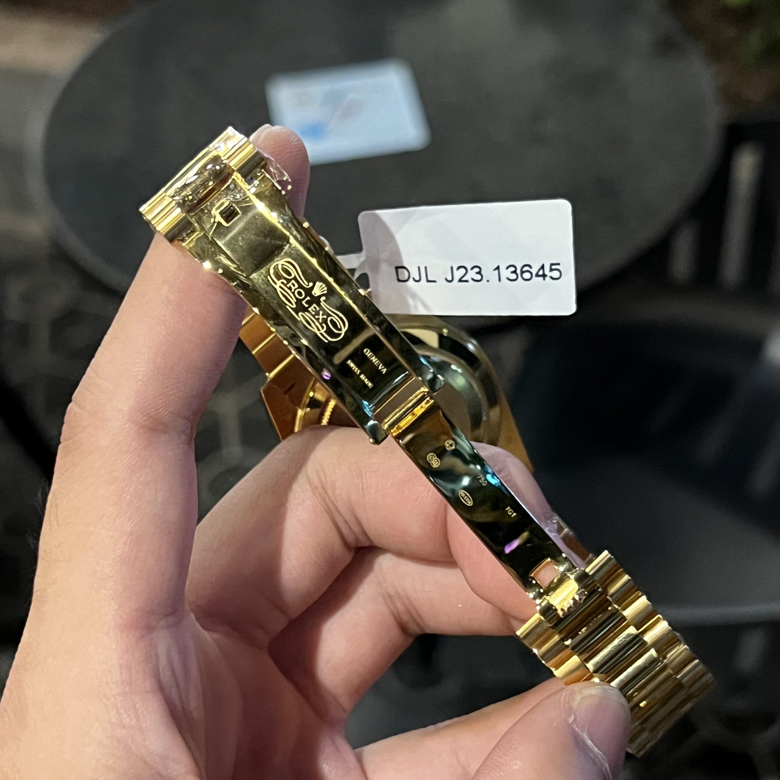 Rolex Day-Date Custom 18K Gold Wrapped Diamonds Moissanite GM Factory 40mm - Image 7