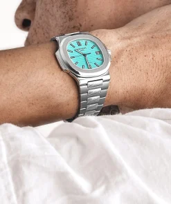 Alternative view of Patek Philippe Nautilus 5711/1A-018 ‘Tiffany & Co.’ Blue Dial