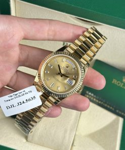 Fake Rolex Watch Day-Date 228238 18K Yellow Gold Wrapped 178 Grams GMF 40mm