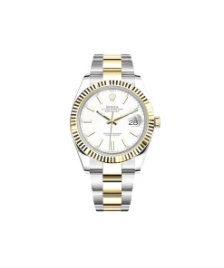Rolex Datejust 41 126333 Yellow Gold Stainless Steel White Dial Oyster