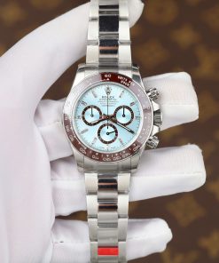 Alternative view of Rolex Daytona Cosmograph 126506 Replica 11 Ice Blue Dial VS Factory 40mm