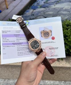 Patek Philippe Nautilus 5712R 18K Gold Wrapped Watch GR 40mm