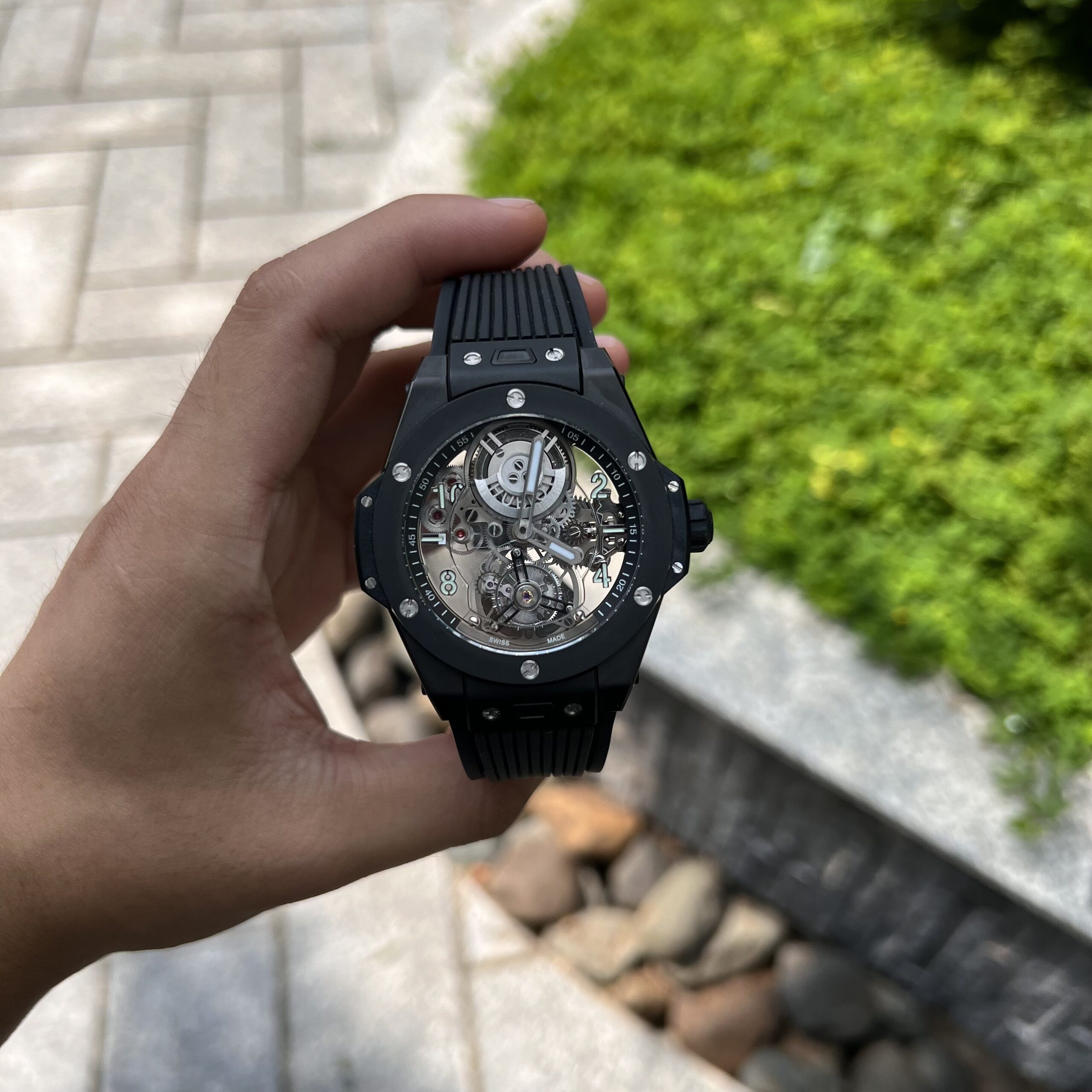 Hublot Big Bang Tourbillon Ceramic Black JB Factory 45mm - Image 3