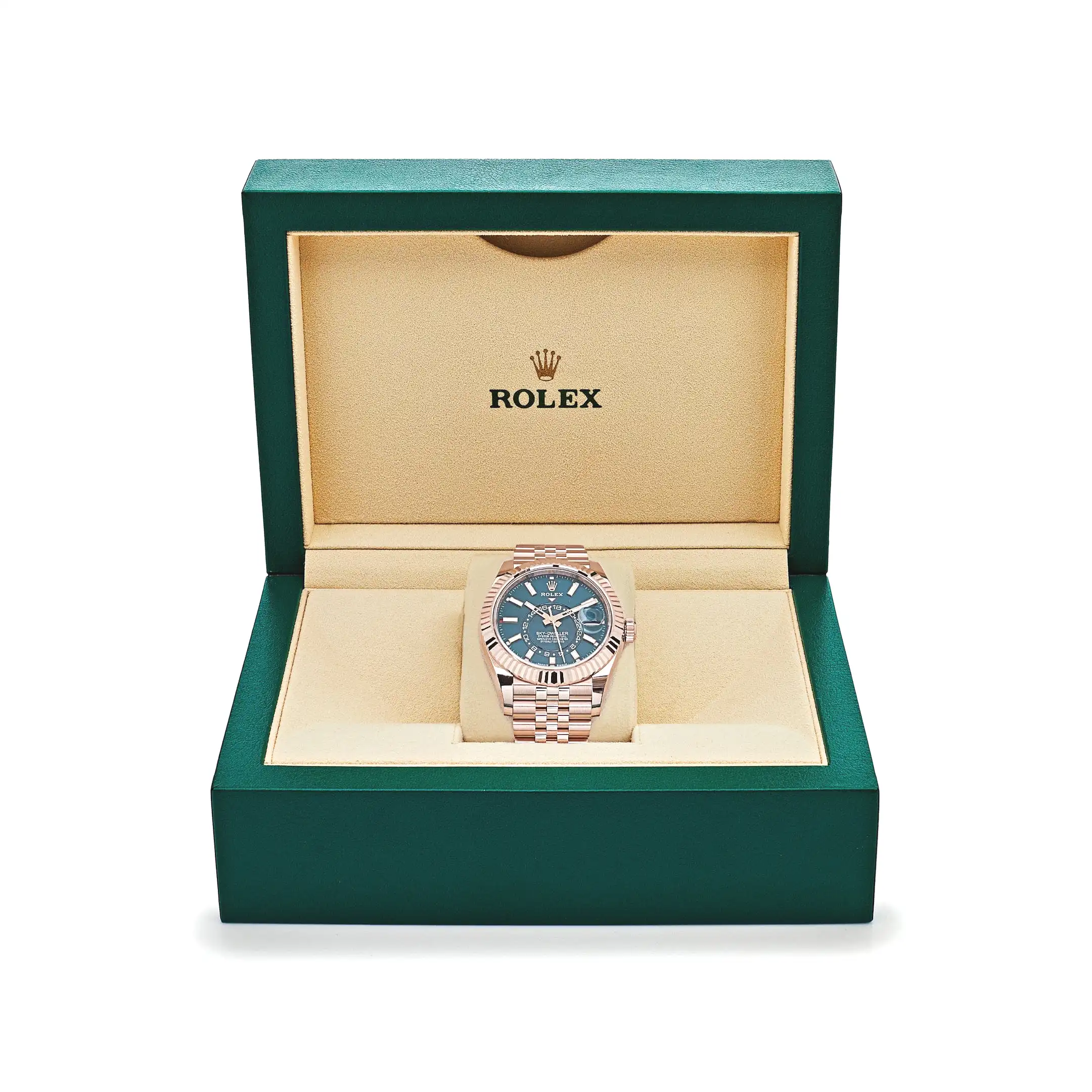 Rolex Sky-Dweller 336935 Everose Gold Blue Dial Jubilee 42mm - Image 7
