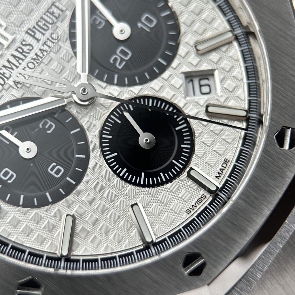 Đồng Hồ Audemars Piguet Chế Tác Royal Oak Chronograph 26331 Mặt Trắng Nhà Máy APS 41mm