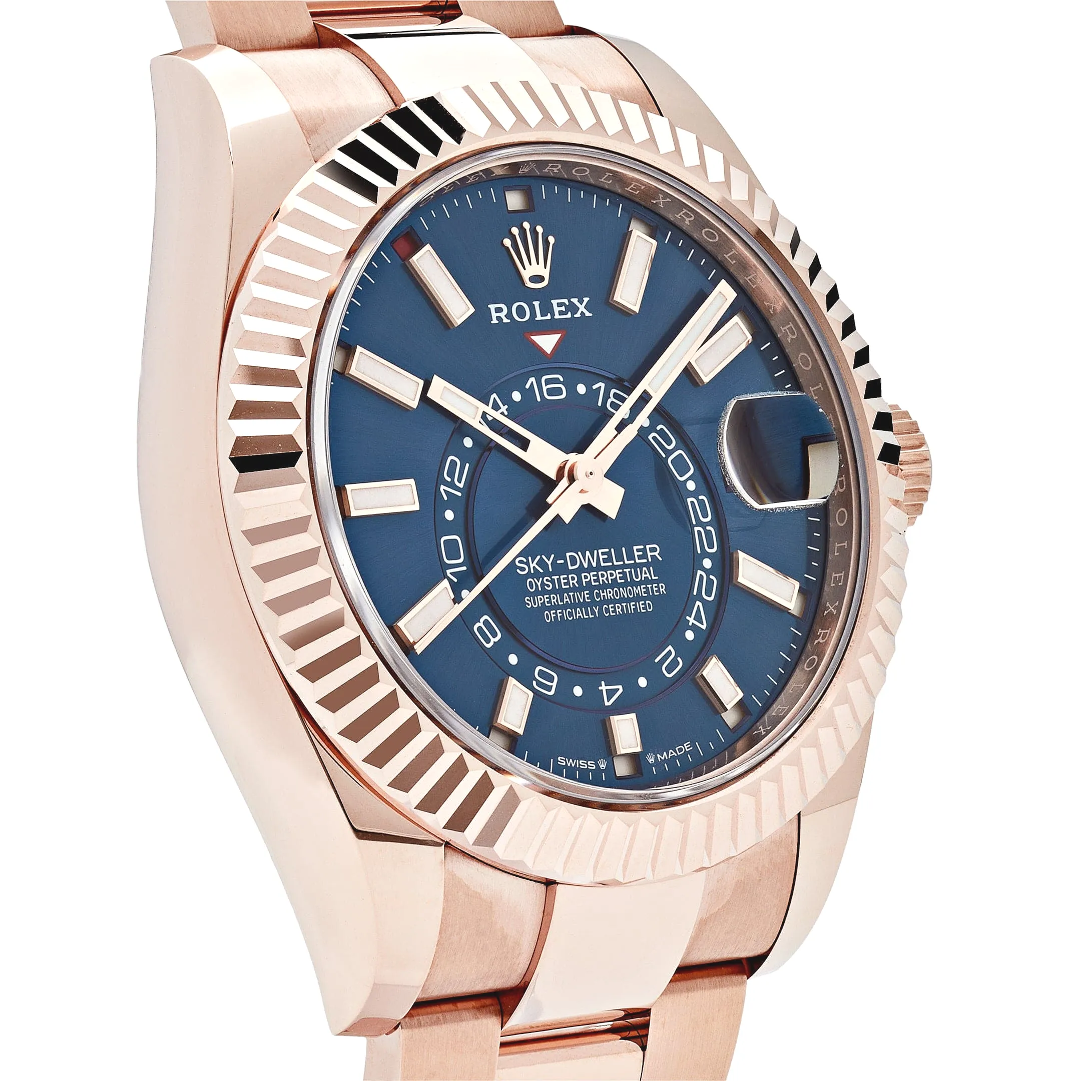 Rolex Sky-Dweller 336935 Rose Gold Blue Dial 42mm - Image 4