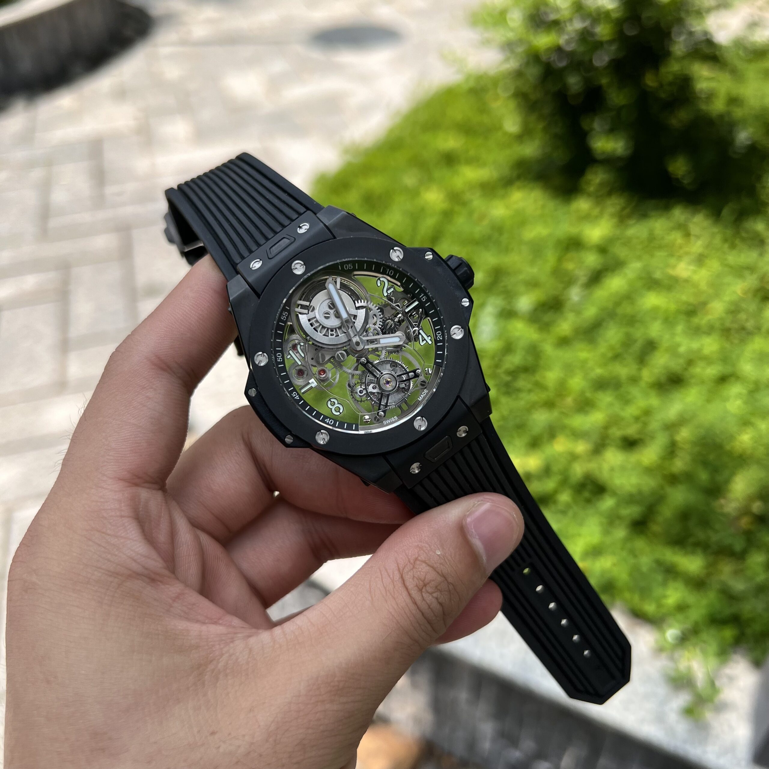 Hublot Big Bang Tourbillon Ceramic Black JB Factory 45mm - Image 2