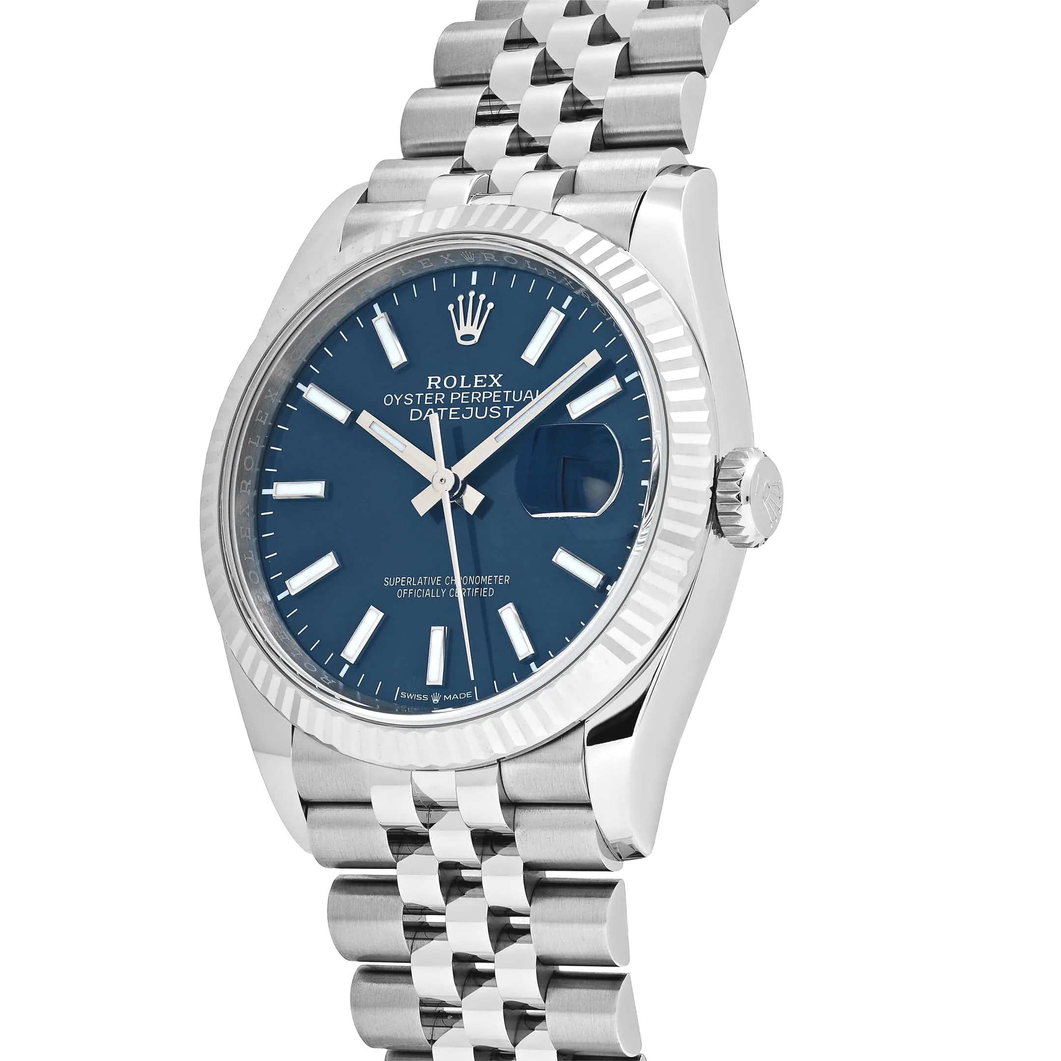 Rolex Datejust 36 126234 Stainless Steel Blue Dial Jubilee (2025) - Image 4