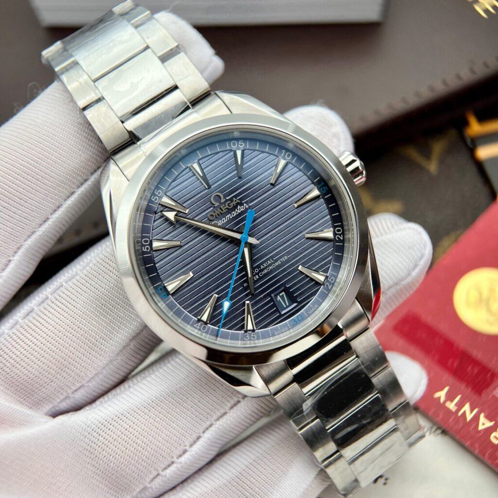 Omega Best Replica Seamaster Aqua Terra Blue Dial VS Factory 41mm