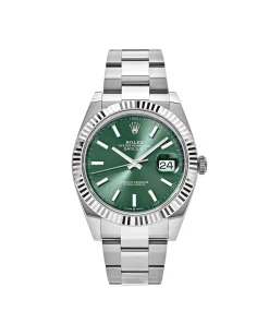 Rolex Datejust 41 126334 Stainless Steel Mint Green Dial Oyster