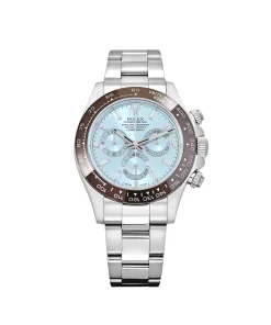 Rolex Daytona 116506 Platinum Ice Blue Baguette Diamond Dial 40mm