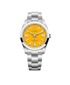 Rolex Oyster Perpetual 36 126000 Stainless Steel Yellow Dial