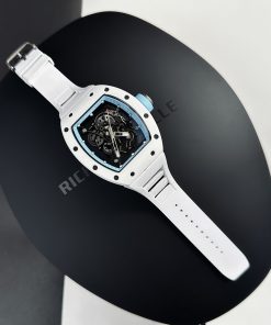 Alternative view of Fake Richard Mille Watch RM055 White Ceramic Bubba Watson BBR Factory 45mm