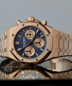 Alternative view of Audemars Piguet Rep11 Royal Oak Chronograph 26240 Blue Dial APS Factory 41mm