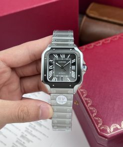 Alternative view of Cartier Santos Best Replica Watch WSSA0037 Gray Dial BV Factory 39.8mm
