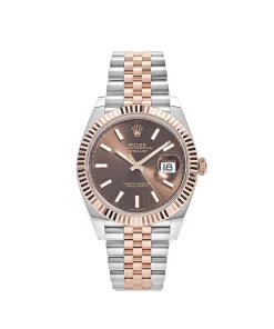 Rolex Datejust 41 126331 Two-Toned Rose Gold Stainless Steel Brown Dial