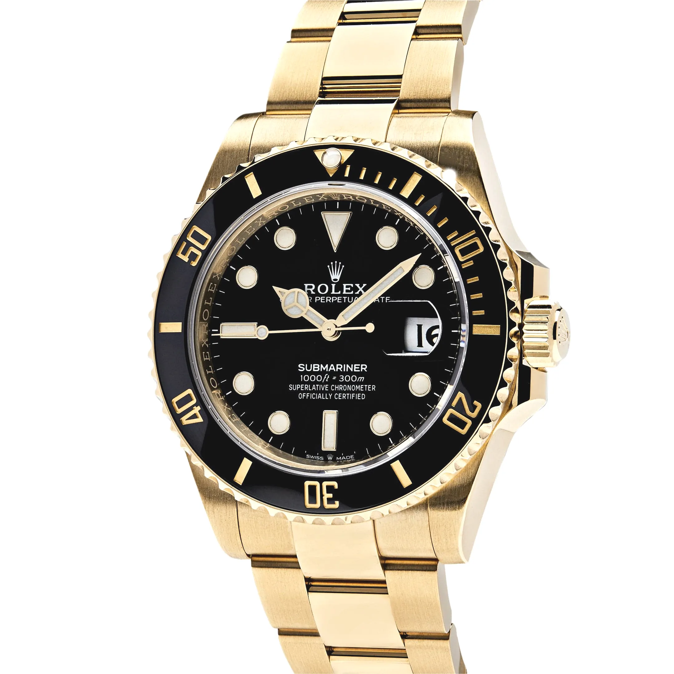 Rolex Submariner Date 126618LN Yellow Gold Black Dial 41mm - Image 3
