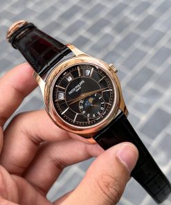 Patek Philippe Complications 5205R Replica 11 Watch Black Leather 40mm