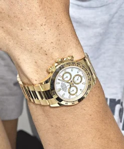 Alternative view of Rolex Daytona 116508 Yellow Gold White Dial 40mm