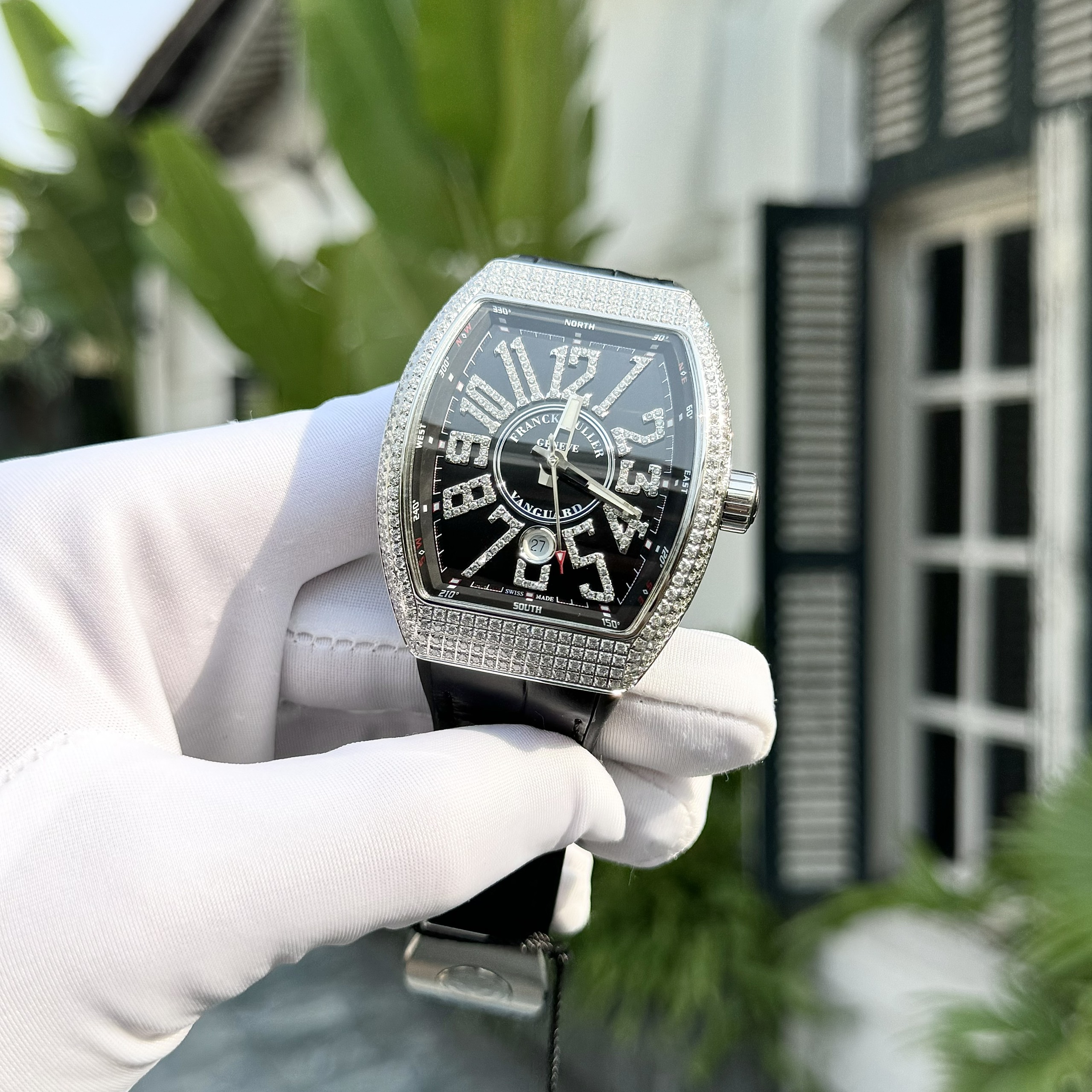 Franck Muller V45 Replica 11 Watch Black Color ABF Factory 45mm - Image 3