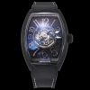 Franck Muller Grand Central Tourbillon Carbon Best Replica Watch 45mm