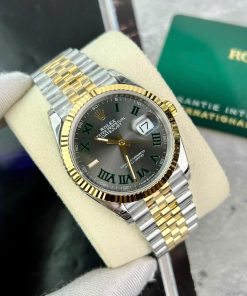 Alternative view of Rolex Datejust Replica Watch 126233 Wimbledon Dial Factory VSF 36mm