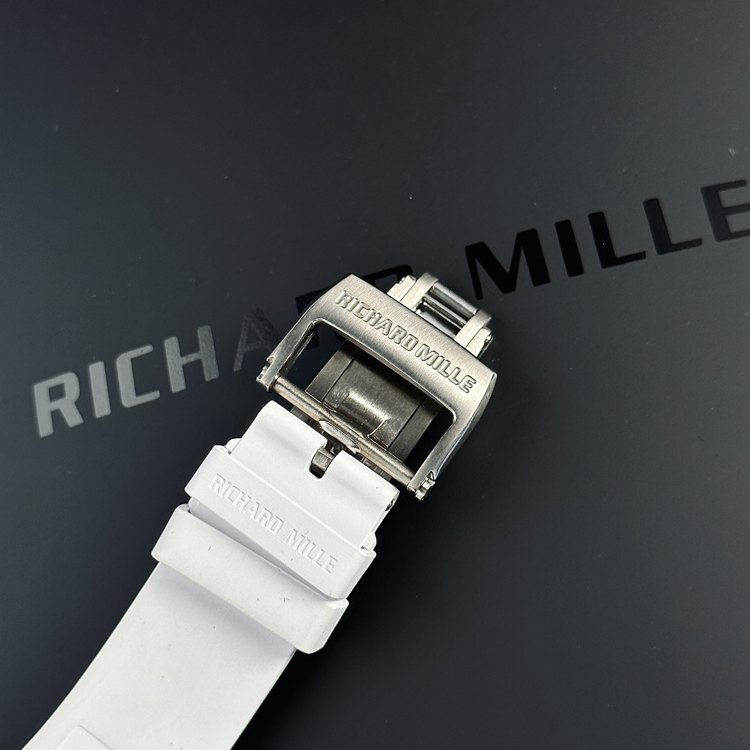 Fake Richard Mille Watch RM055 White Ceramic Bubba Watson BBR Factory 45mm - Image 4