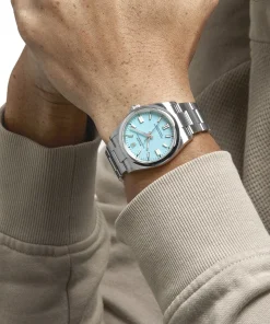 Alternative view of Rolex Oyster Perpetual 41 124300 Stainless Steel Turquoise Dial