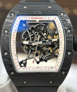 Alternative view of Richard Mille Carbon Crafting NTPT RM055 Black Rubber Strap ZF Factory 49.9×42.7mm