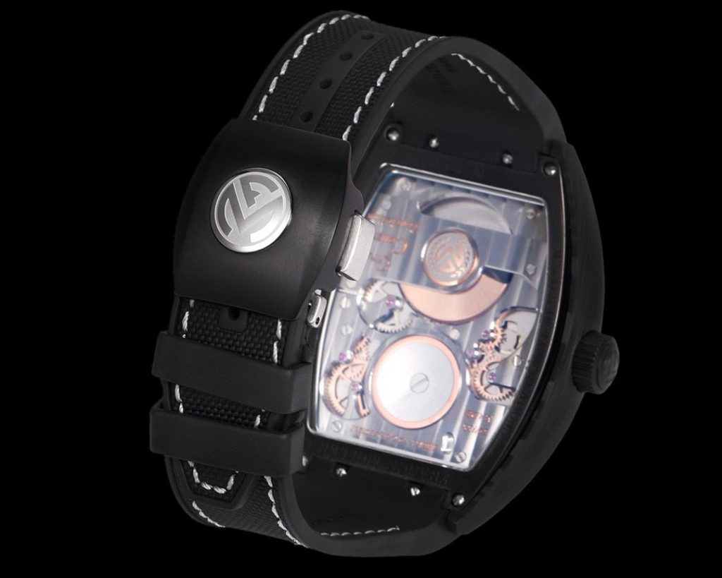 Franck Muller Grand Central Tourbillon Carbon Best Replica Watch 45mm - Image 9