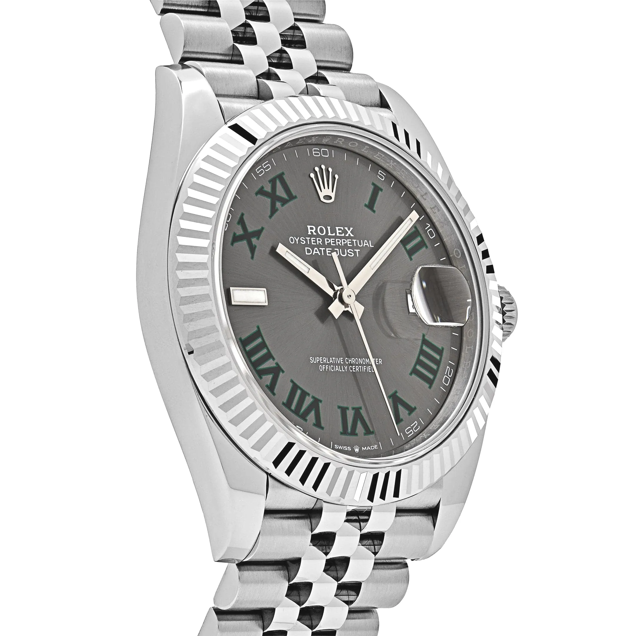 Rolex Datejust 41 126334 ‘Wimbledon’ Stainless Steel Slate Dial Jubilee - Image 3