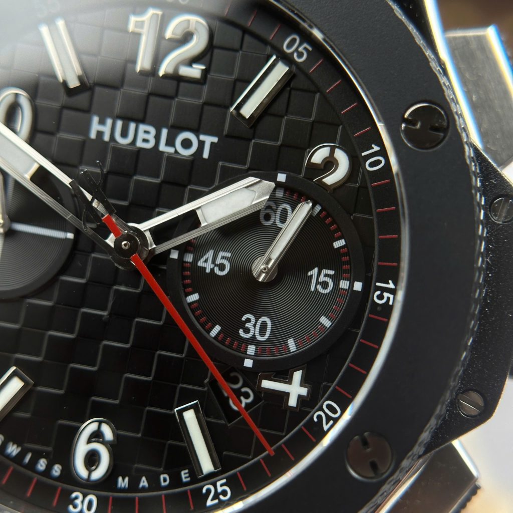 Đồng Hồ Hublot Big Bang 20th Anniversary Chế Tác Viền Gốm Đen Nhà Máy BBA 43mm