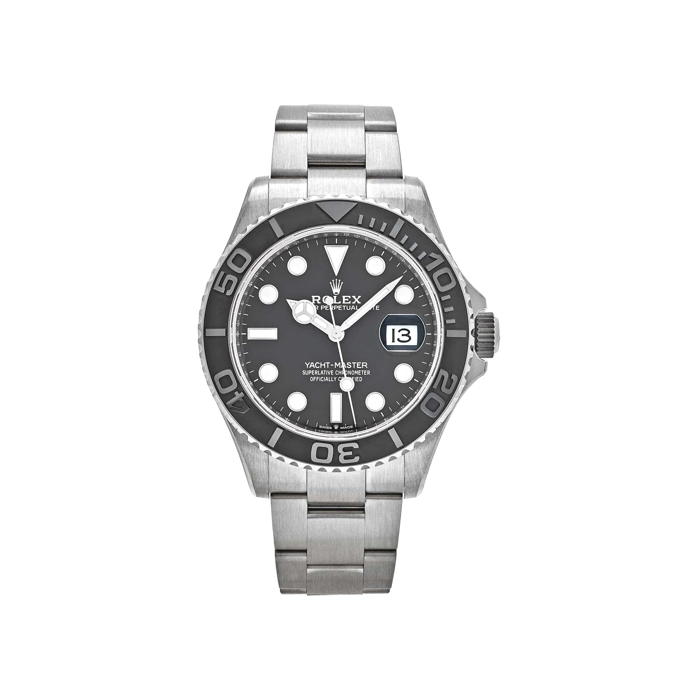 Rolex Yacht-Master 226627 RLX Titanium Black Dial 42mm
