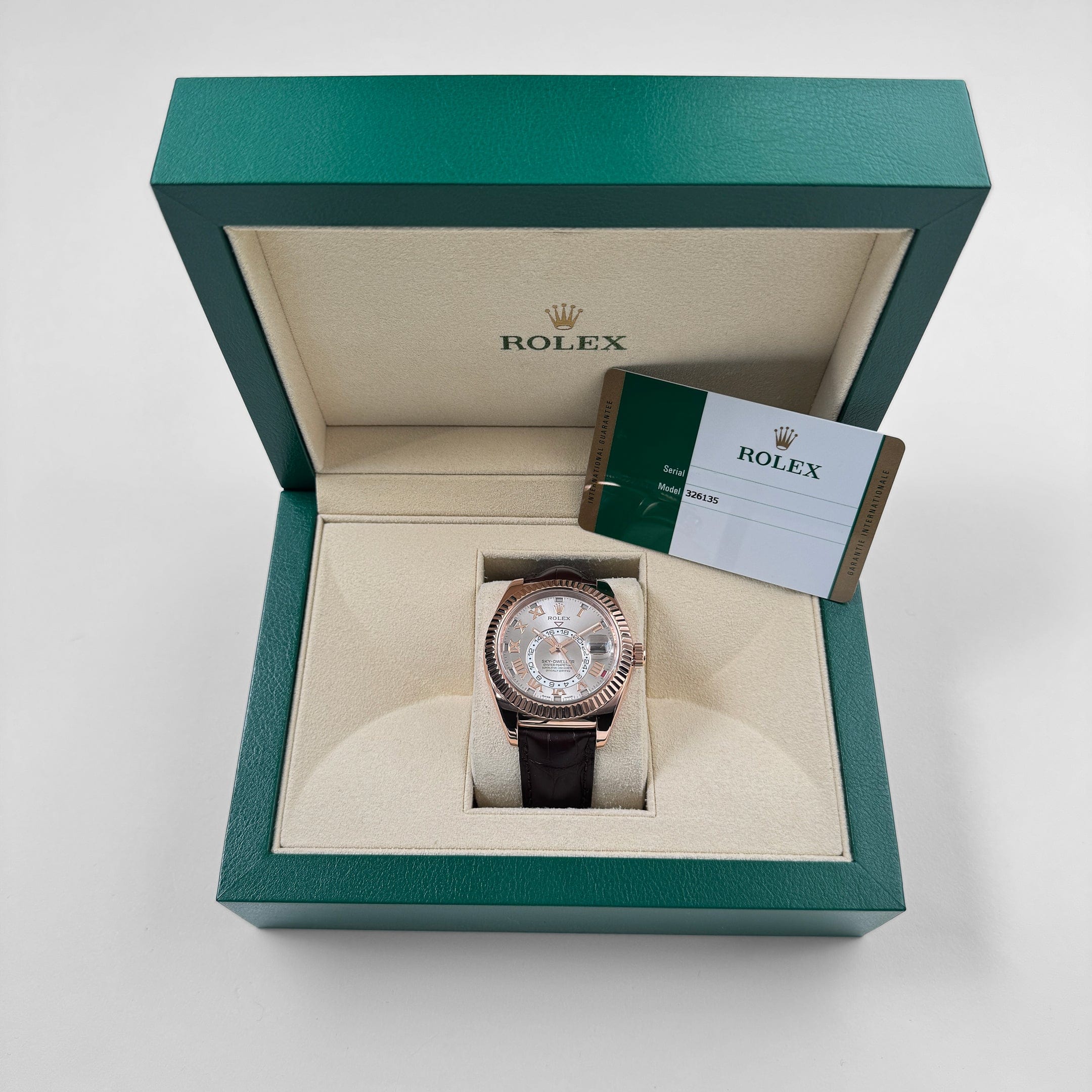 Rolex Sky-Dweller 326135 Rose Gold Sundust Dial 42mm - Image 11