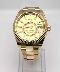 Alternative view of Rolex Sky-Dweller 326938 Yellow Gold 42mm