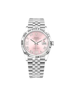 Rolex Datejust 36 126234 Stainless Steel Pink Dial Jubilee
