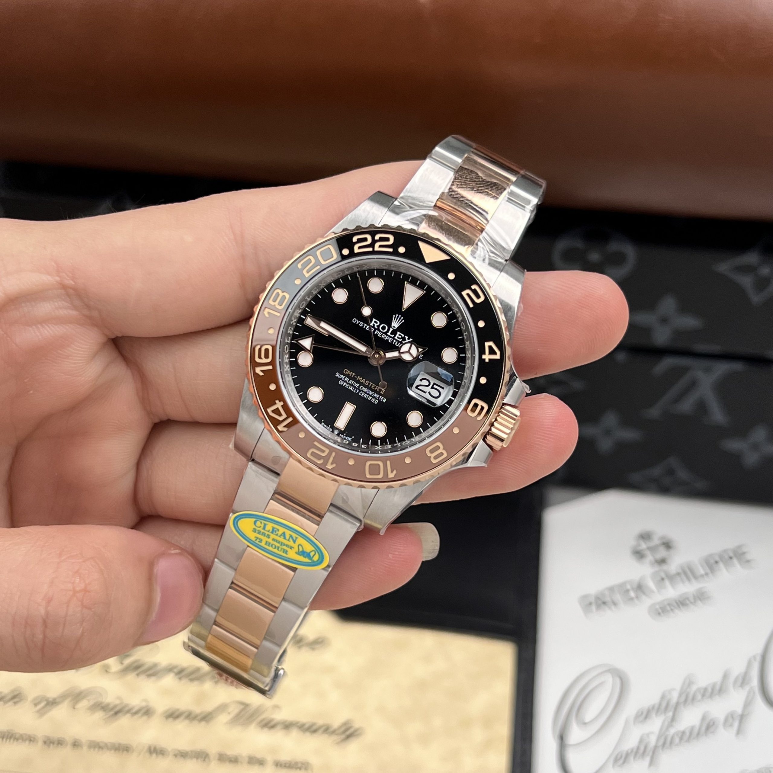 Rolex GMT Master II 126711CHNR Root Beer Best Replica Clean Factory 40mm - Image 3
