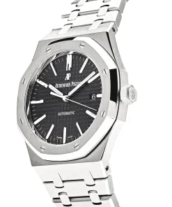 Alternative view of Audemars Piguet Royal Oak 15400ST.OO.1220ST.01 Stainless Steel Black Dial