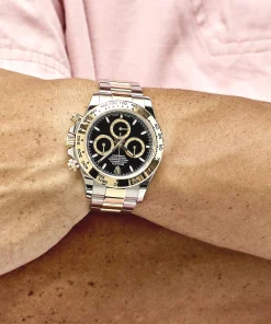 Alternative view of Rolex Daytona 126503 Stainless Steel Yellow Gold Black Dial 40mm