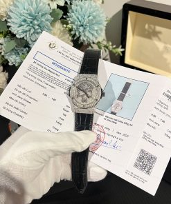 Alternative view of Hublot Classic Fusion Skull Custom Full Moissanite Diamonds Replica 11 Watch 42mm