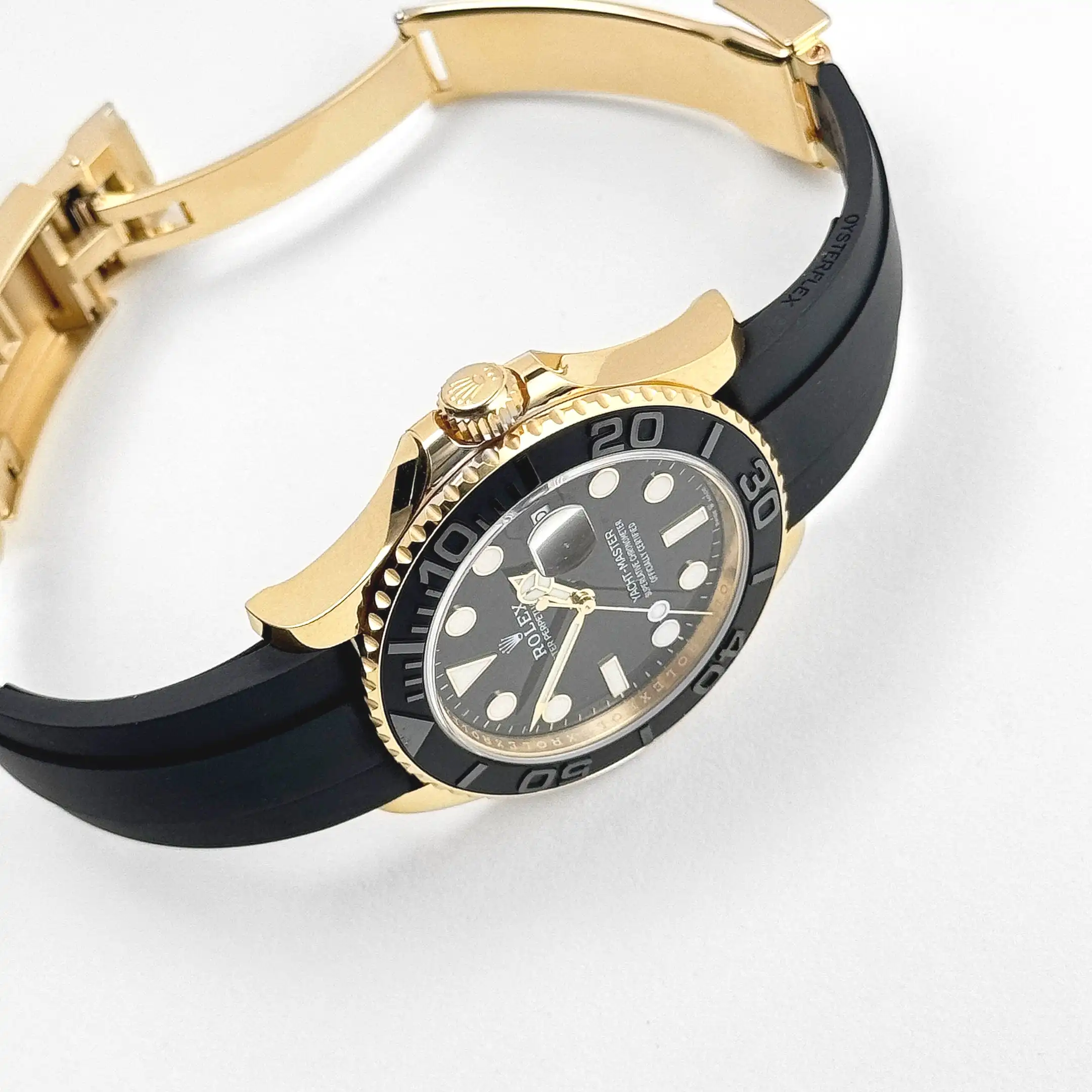 Rolex Yacht-Master 42 226658 Yellow Gold Oysterflex - Image 6