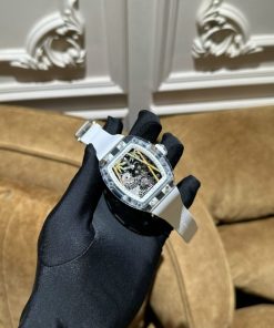 Alternative view of Richard Mille RM26-01 Tourbillon Sapphire Watch Panda 43mm