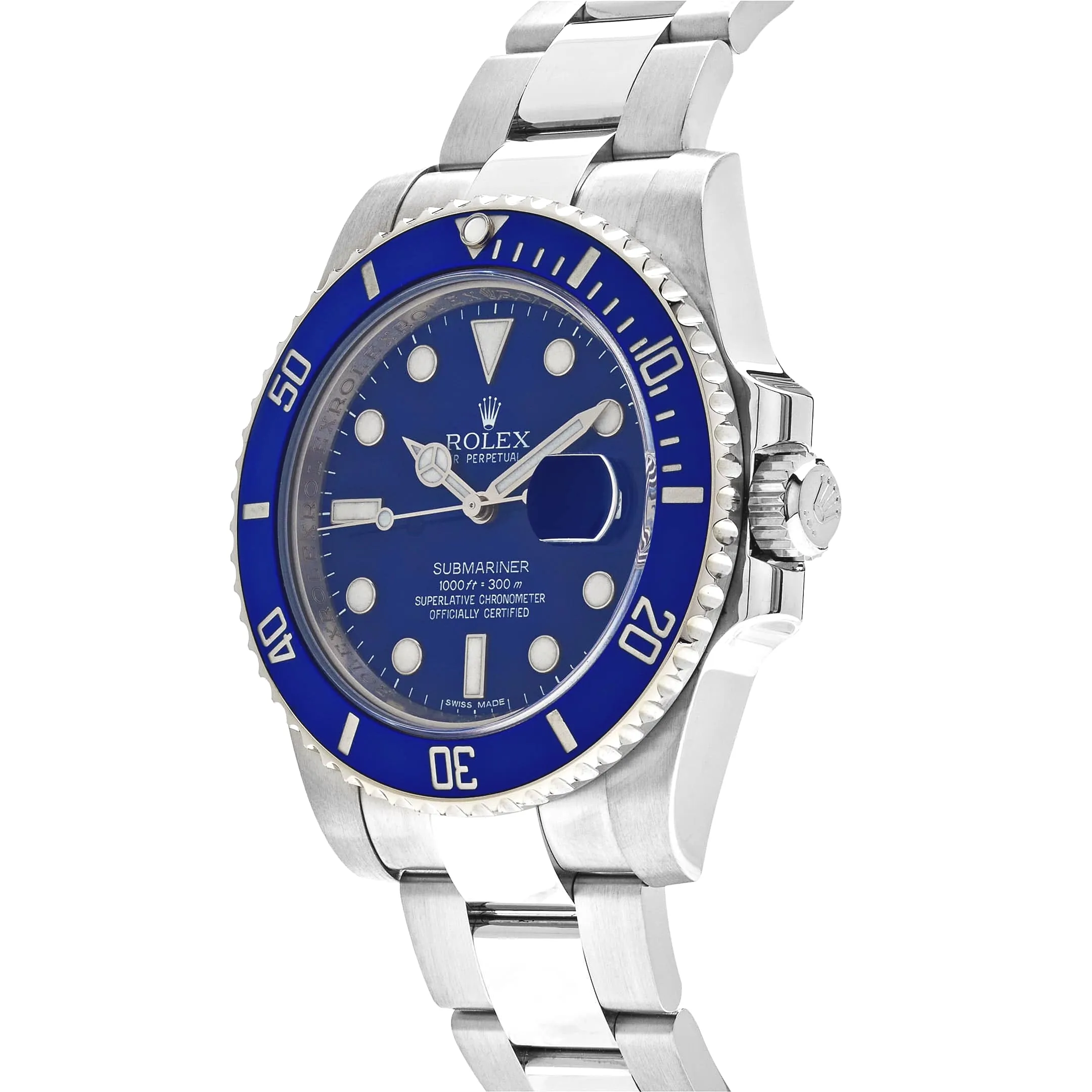 Rolex Submariner Date 116619LB White Gold Blue Dial Blue Bezel 40mm - Image 2
